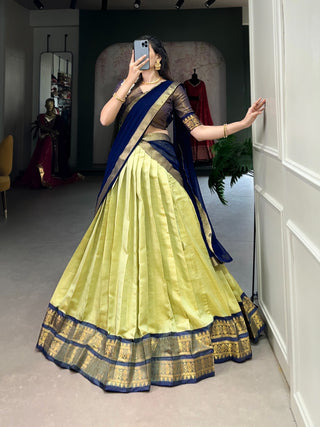 lehenga-choli-dupatta-set-kanchipuram-zari-weaving-work-color-pistachio-2
