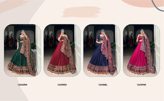 lehenga-choli-dupatta-set-tasar-silk-gamthi-print-embossed-design-gotta-patti-lace