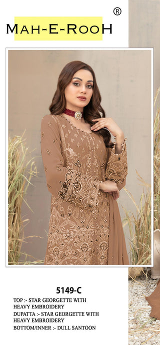 mah-e-rooh-star-georgette-kurti-pant-dupatta-set-with-embroidery-work-color-chocolate-2