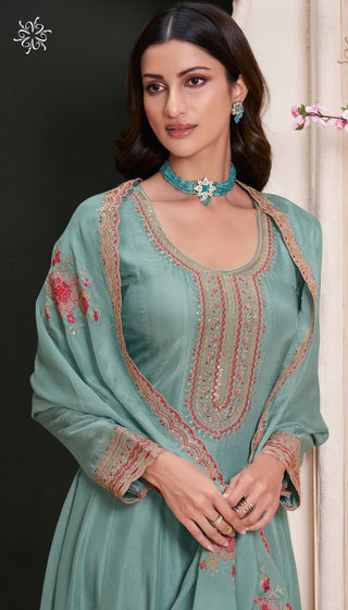 moonga-silk-long-gown-pant-dupatta-set-with-embroidery-work-color-turquoise-2