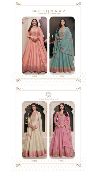 moonga-silk-long-gown-pant-dupatta-set-with-embroidery-work