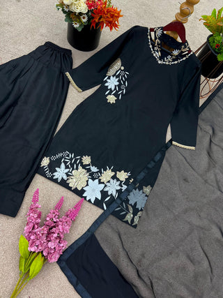 natural-crep-silk-kurti-farshi-pant-dupatta-set-with-embroidery-sequence-work-color-black-12