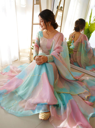 organza-silk-gown-dupatta-with-digital-print-work-color-green-3