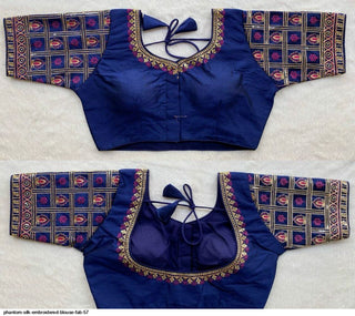2-3 Days Delivery! Indian Blouses for Sarees Women Ready to Wear Phantom Silk  Embroidery Blouse Fabric Party Wear 1 Piece, Listing ID: 9078327542042