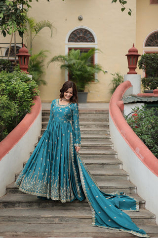 premium-chinon-kurti-sharara-dupatta-set-with-sequins-embroidery-work-color-rama-3