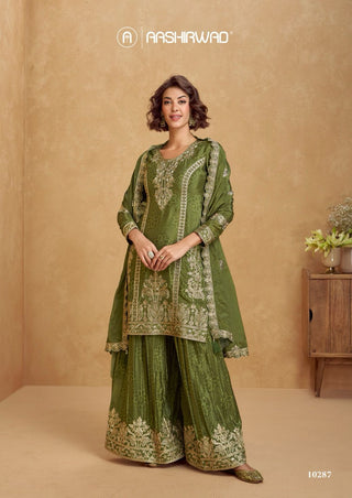 premium-chinon-silk-top-palazzo-dupatta-set-with-print-sequence-embroidery-work-color-green-1