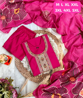 premium-roman-silk-kurti-pant-dupatta-set-with-heavy-hand-sequence-embroidery-work-color-magenta-2
