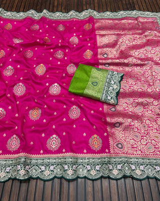 pure-banarasi-dola-silk-saree-weaving-sequence-embroidery-cut-work-color-rani-3