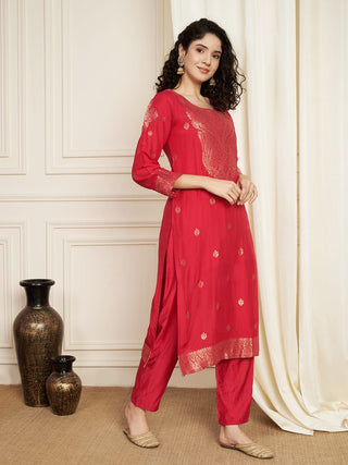 pure-banarasi-top-pant-dupatta-set-with-print-hand-zari-jacquard-weaving-work-color-rani-pink-3
