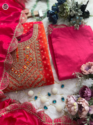 pure-chinon-silk-kurti-sharara-dupatta-suit-set-embroidery-zari-work-color-rani-10