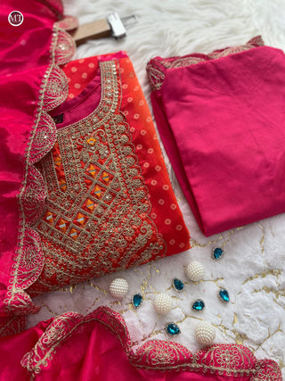 pure-chinon-silk-kurti-sharara-dupatta-suit-set-embroidery-zari-work-color-rani-14