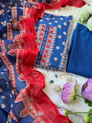 pure-cotton-60-60-top-pant-dupatta-set-with-mill-print-work-color-blue-4