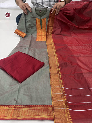 pure-kanchi-cotton-top-pant-dupatta-suit-set-with-jacquard-weaving-prints-hand-zari-weaving-work-color-grey-6