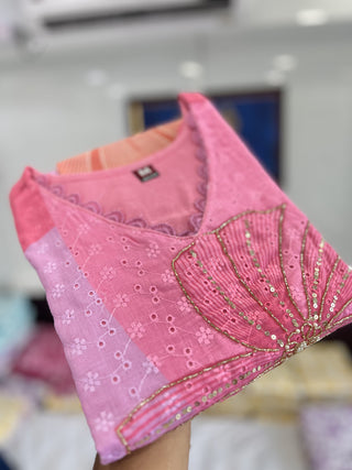 pure-linen-top-pant-dupatta-set-with-print-hand-embroidery-zari-weaving-work-color-pink-7