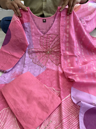 pure-linen-top-pant-dupatta-set-with-print-hand-embroidery-zari-weaving-work-color-pink-8