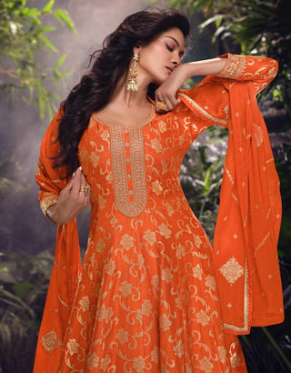 pure-viscos-jacquard-silk-top-palazzo-dupatta-set-with-embroidery-work-color-orange-2