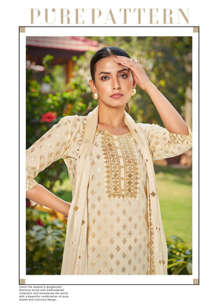 pure-viscose-simmer-roman-kurti-bottom-dupatta-set-with-embroidery-gold-print-work-color-cream-2