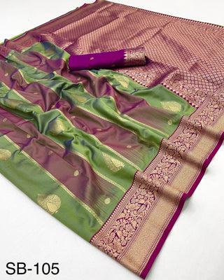 rajpath-fabrics-soft-banarasi-stripe-silk-sarees-with-zari-weaving-work-color-grass-2