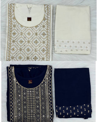 57129342 Media 2 of 15        rayon-gown-with-dupatta-with-sequence-embroidery-print-work-2