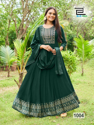 rayon-gown-with-dupatta-with-sequence-embroidery-print-work-green-1