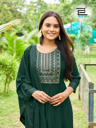 rayon-gown-with-dupatta-with-sequence-embroidery-print-work-green-2