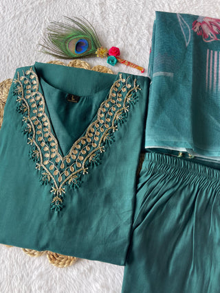roman-silk-kurti-pant-dupatta-suit-set-hand-sequins-embroidered-print-work-color-dark-rama-6