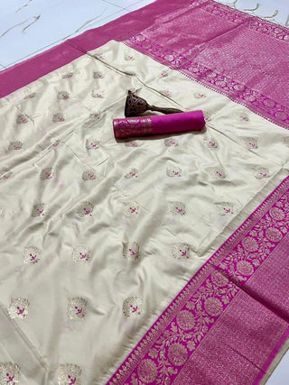 1-4 Days Delivery! Varman Traditional Indian Saree for Women Ready to Wear Saree Pure Silk Party Wear Fully Stitched Blouse, Listing ID: 9822725144858