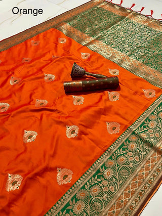 silk-zari-minakari-butta-weaving-border-work-color-orange