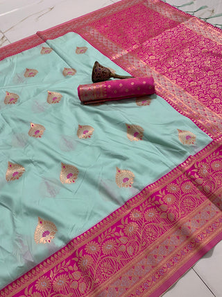 silk-zari-minakari-butta-weaving-border-work-color-sky-blue