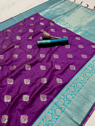 silk-zari-minakari-butta-weaving-border-work-color-wine