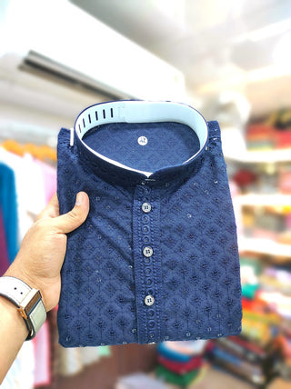 straight-men-kurta-with-sequin-work-blue
