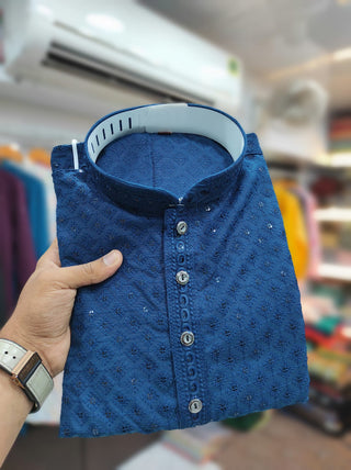 straight-men-kurta-with-sequin-work-deep-blue