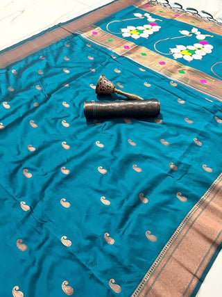 varman-indian-kanchivaram-paithani-silk-red-color