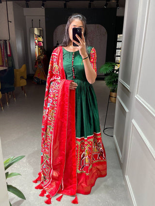 varman-indian-women-gown-suit-georgette-embroidery-green-color