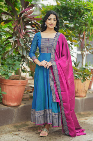 vichitra-silk-gown-dupatta-with-jacquard-zari-weaving-work-color-blue-1