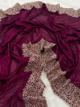 vichitra-silk-saree-blouse-with-zari-stone-embroidery-work-color-maroon