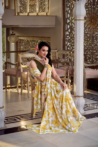 weightless-marbal-sarees-floral-print-with-pearl-lace-border-color-yellow-3