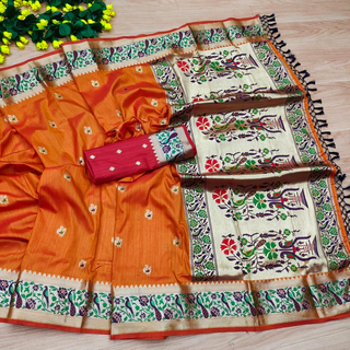 2-3 Days Delivery! Soft Banarasi Ghicha silk