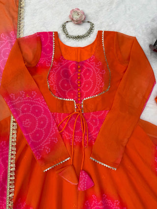 Original Anarkali bodice and sleeve detail