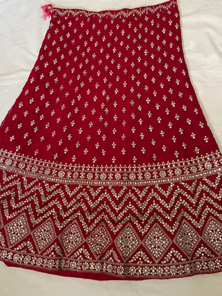 1-4 Days Delivery! Varman Lehenga For Women Ready To Wear Lehenga Choli Dupatta Set Georgette with Embroidery Party Wear Fully Stitched Blouse, Listing ID: 9870786035994