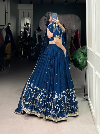 2-4 Days Delivery! Varman Lehenga For Women Ready To Wear Lehenga Choli Dupatta Set Vichitra Silk Party Wear Fully Stitched Blouse, Listing ID: 9736376025370