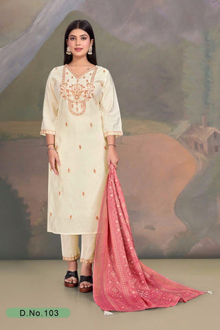 2-3 Days Delivery! Dresses For Women Party Wear Gown Kurtis Suit Soft Rayon with Embroidery w Yellow Color, Listing Id: 9951123341594