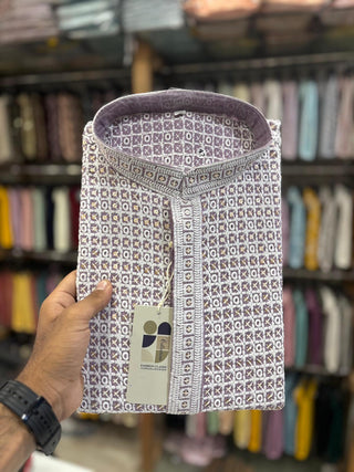 2-3 Days Delivery! Indian Men Kurta Pyjama Ready to Wear Rayon Cotton Party Wear, Listing ID: 9951651561754