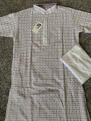 2-3 Days Delivery! Indian Men Kurta Pyjama Ready to Wear Rayon Cotton Party Wear, Listing ID: 9951651561754