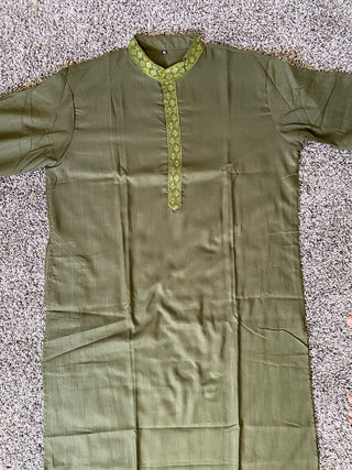 2-3 Days Delivery! Indian Men Kurta Pyjama Ready to Wear Rayon Cotton Party Wear, Listing ID: 9951659000090
