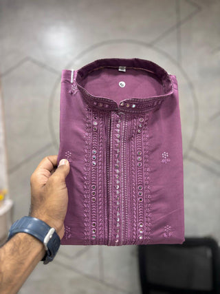 2-3 Days Delivery! Indian Men Kurta Pyjama Ready to Wear Cotton Silk Party Wear, Listing ID: 9951664832794