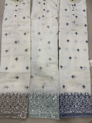 2-3 Days Delivery! Indian Men Kurta Pyjama Ready to Wear Cotton Silk Party Wear, Listing ID: 9951683379482
