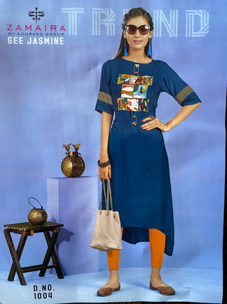 2-3 Days Delivery! Indian Kurtis for Women Indian Wear Ready to Wear Rayon with Digital Print Summer Special Kurti 1 Piece, Listing ID: 9951686852890