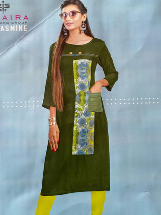 2-3 Days Delivery! Indian Kurtis for Women Indian Wear Ready to Wear Rayon with Digital Print Summer Special Kurti 1 Piece, Listing ID: 9951686852890