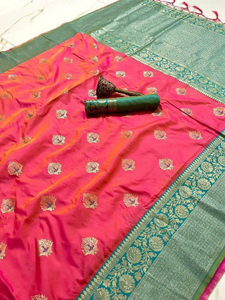 2-4 Days Delivery! Varman Traditional Indian Saree for Women Ready to Wear Saree Pure Silk Party Wear Fully Stitched Blouse, Listing ID: 10002232607002